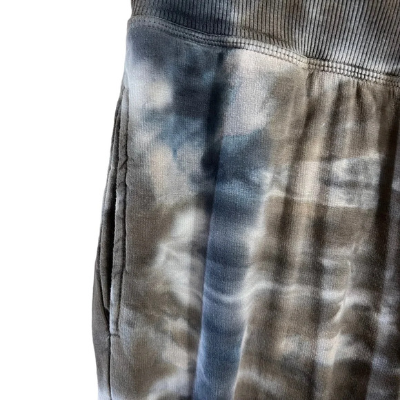 Young Fabulous & Broke Tie Dye Sweatpants Size Medium Olive Green Blue Pull On - Picture 5 of 7